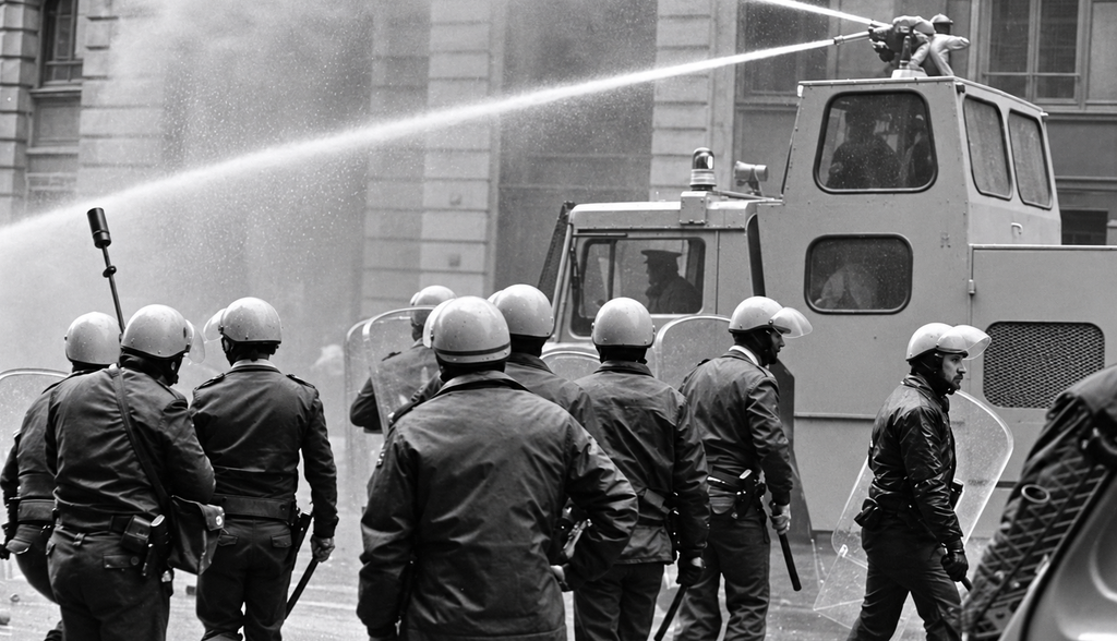 “Antidisturbios”, así no 