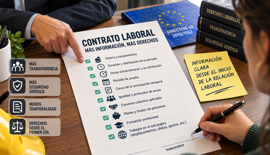Mejorar la infomación en los contratos laborales