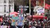 Les syndicats ont tenté une nouvelle fois, mercredi 15 mars, de faire pression sur le gouvernement et les législateurs pour qu'ils rejettent le projet de relèvement de l'âge de la retraite à 64 ans. Ici à Paris. Thomas Samson / AFP