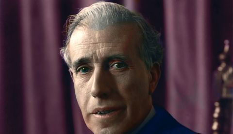 Retrato de Julián Besteiro Fernández. Foto Manuel Portillo / RABSF. E/Coloreada / https://twitter.com/latinapaterson/status/1315953276513333254/photo/1