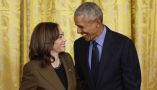 Opponents of the presidential bids of both Kamala Harris and Barack Obama falsely asserted they weren’t legally qualified to be president. Chip Somodevilla/Getty Images