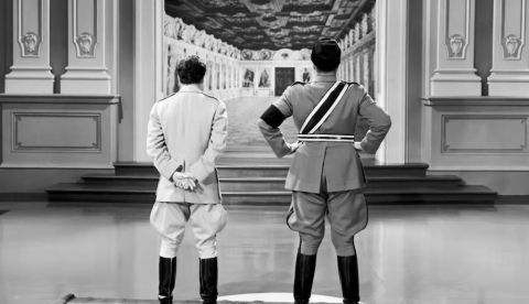Fotograma de ‘El gran dictador’, de Charles Chaplin (1940). FilmAffinity