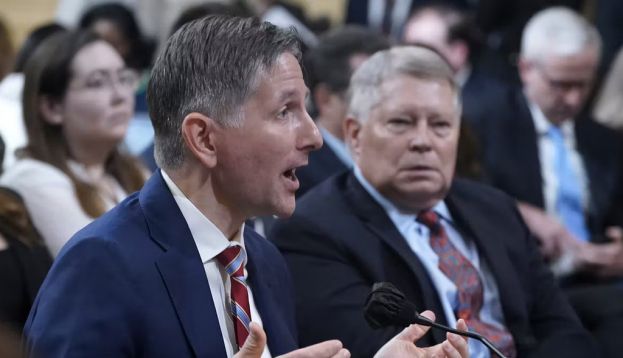 Two political conservatives, Greg Jacob, former counsel to Vice President Mike Pence, and Michael Luttig, a retired judge who was an adviser to Pence, testified to the House select committee investigating the Jan. 6, 2021, Capitol attack . AP Photo/J. Scott Applewhite