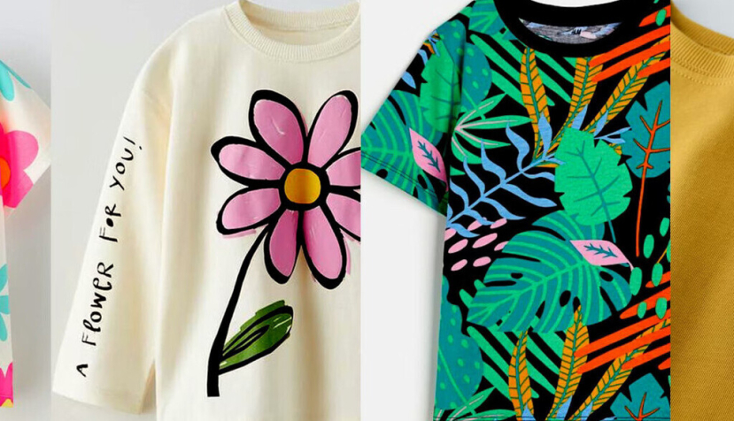 ¿Camisetas unisex o camisetas diferenciadas? Elaboración de la autora a partir de imágenes de las tiendas online de las marcas estudiadas.