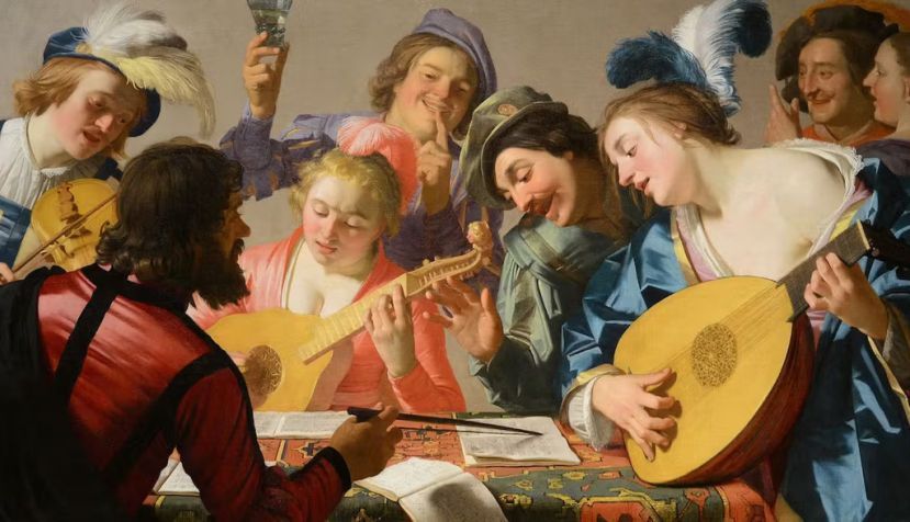 ‘El concierto’ (1623), de Gerrit van Honthorst. National Gallery of Art, Washington. National Gallery of Art, CC BY-SA