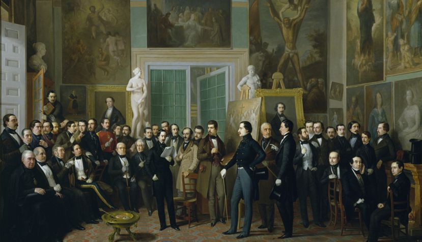 Francisco Martínez de la Rosa retratado en Los Poetas contemporáneos (1846) por Antonio María Esquivel, Museo del Prado, Madrid. / Wikipedia