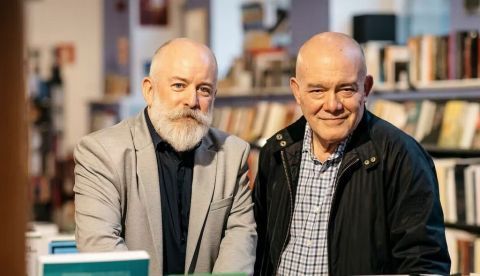 Los autores de Los males de la ciencia (Next Door Publishers, 2022) Joaquín Sevilla y Juan Ignacio Pérez Iglesias. Iñaki Aldaz / SINC