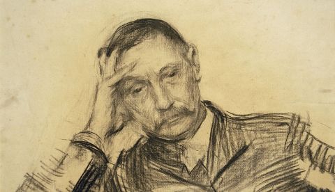 Benito Pérez Galdós visto por Ramón Casas (Museo Nacional de Arte de Cataluña) / Wikipedia