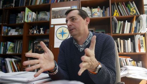 El Catedrático de Geografía de la UA, jorge Olcina. EFE/MORELL/Archivo