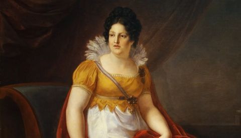 María Luisa de Borbón, Reina de Etruria (Vincenzo Camuccini, 1817). Wikimedia Commons / Galleria d'arte moderna di Firenze