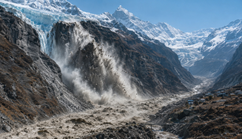 La montaña que se convirtió en río: la gran riada de Nepal