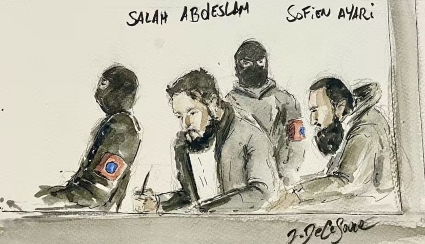 Salah Abdeslam et Sofien Ayari font partie des mis en cause dans les attentats de l'aéroport de Bruxelles le 22 mars 2016. Le procès s'est ouvert le 6 décembre en Belgique. Jonathan de Cesare/AFP