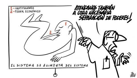 “El sistema se alimenta del sistema (el otro Montesquieu)”