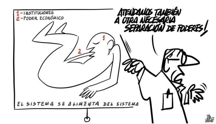 “El sistema se alimenta del sistema (el otro Montesquieu)”