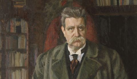 Retrato de Hjalmar Branting, 1860-1925, pintado por Richard Bergh.