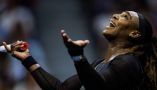 Serena Williams celebrates a win at her final professional tournament, the 2022 US Open. Frey/TPN/Getty Images