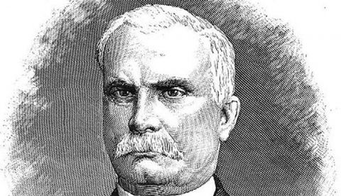 Retrato de Claudio Moyano, en La Ilustración Española y Americana.