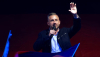 Ulrich Siegmund, the AfD’s candidate in Saxony-Anhalt, campaigns in Naumburg, Germany, on August 24. Hannibal Hanschke / EPA