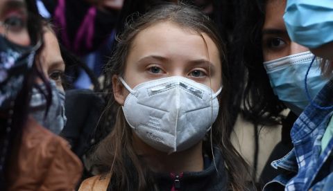 Greta Thunberg: “El liderazgo está aquí fuera, no dentro de la COP26”
