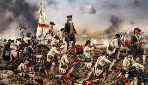 Toma de Pensacola (1781), lienzo de Augusto Ferrer-Dalmau.