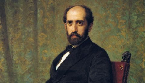 Retrato del político español Nicolás Salmerón (1838-1908), que fue uno de los cuatro presidentes de la Primera República Española. / Wikipedia