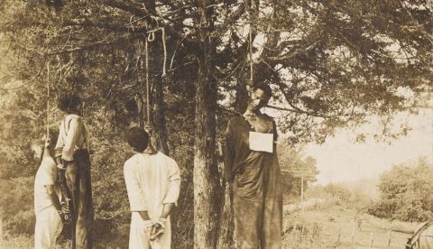 Cuatro afroamericanos linchados 1 de agosto de 1908 en Russellville, Kentucky. Metropolitan Museum of Art. Creative Commons.