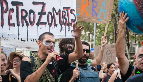 Manifestación climática en Barcelona, 2019. SUE WETJEN/Shutterstock