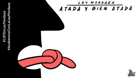 “Acabemos con la Ley Mordaza”