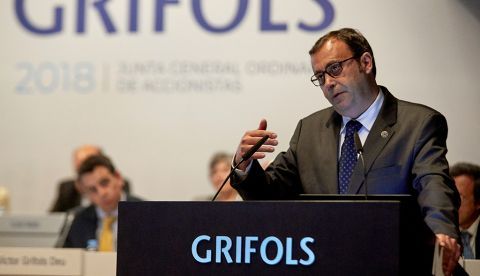 El consejero delegado de la multinacional de hemoderivados Grifols, Raimon Grifols. EFE/Archivo