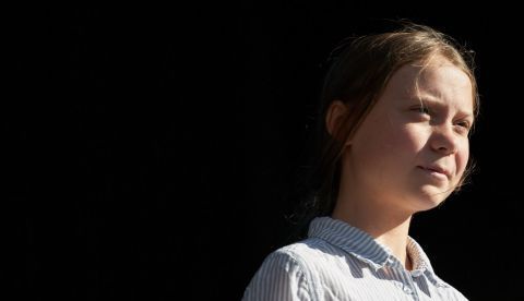 En la imagen, la activista sueca Greta Thunberg. EFE/Valerie Blum/Archivo 	   