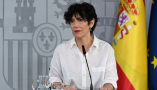 La ministra de Inclusión, Seguridad Social y Migraciones, y portavoz del Gobierno, Elma Saiz, durante la rueda de prensa posterior al Consejo de Ministros. | Pool Moncloa/Borja Puig de la Bellacasa. La Moncloa, Madrid - 2.6.2026