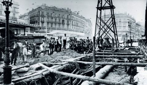 Imagen de obras en el Metro de Madrid. (Foto: Metro de Madrid)