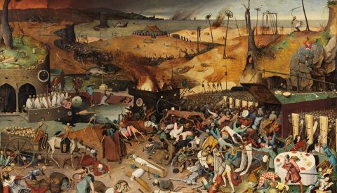 El triunfo de la Muerte, Pieter Brueghel. Museo del Prado.