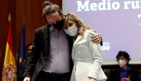 Pablo Iglesias y Yolanda Díaz están condenados a entenderse en un tiempo récord para plantear una lista unitaria de la izquierda. RTVE