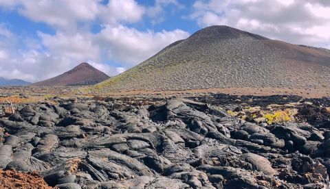 Área volcánica de La Restinga, en la isla de El Hierro (Canarias). Shutterstock / Rebeca Serna