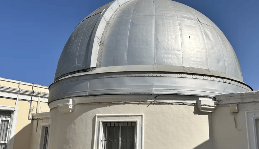 Cúpula del Real Observatorio de la Armada en San Fernando (Cádiz). Cedida por los autores