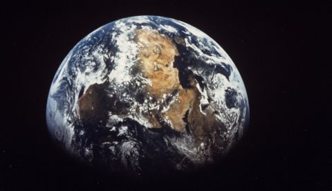 Vista de la Tierra desde la Luna. EFE/NASA/Archivo