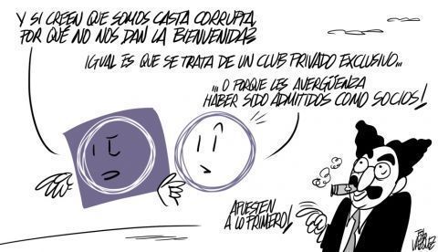 “Groucho, con Podemos”