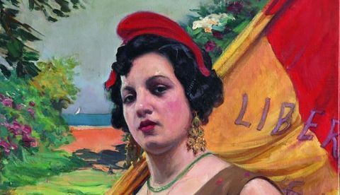 Alegoría de la República española por Teodoro Andreu (1931). / Wikipedia.