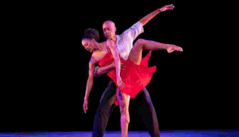 Jacquelin Harris and Yannick Lebrun in Judith Jamison's A Case of You. Photo by Paul Kolnik.
