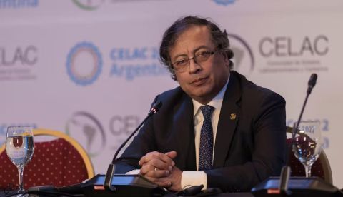 El presidente de Colombia, Gustavo Petro, quiere un nuevo enfoque de la guerra contra las drogas. Esteban Osorio/Alamy