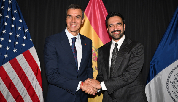 Pedro Sánchez se reúne con Zohran Mamdani y defiende que la justicia social y el crecimiento económico deben ir de la mano