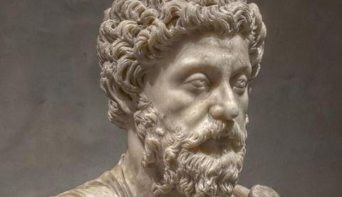 Busto en mármol del emperador Marco Aurelio. Pierre-Selim / CC BY-SA-3.0)