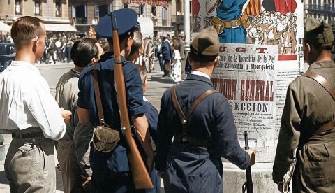 La guerra civil española según Hemingway y Capa