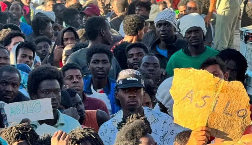  Inmigrantes en Ceuta, agosto de 2026. RTVE