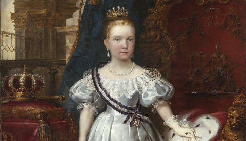Isabel II niña, por Carlos Luis de Ribera, Museo del Prado (en depósito en el Museo del Romanticismo). Óleo sobre lienzo. / Wikipedia.