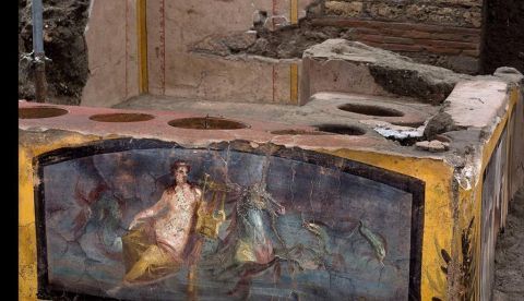 Pompeya se enriquece con la apertura al público de un excepcional termopolio
