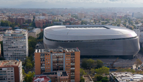 Vista del estadio Santiago Bernabéu. JLSbi/Shutterstock
