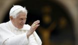 Pope Benedict XVI waves as he is driven through a crowd during his weekly general audience, in St. Peter’s Square at the Vatican, on June 2, 2010. AP Photo/Andrew Medichini