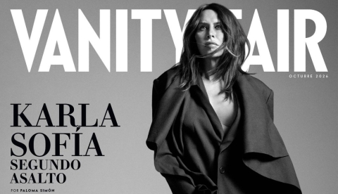 Karla Sofía Gascón, portada de Vanity Fair octubre